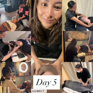 マッサージの様子